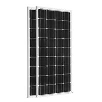 SUNGOLDPOWER 200 Watt 12V Monocrystalline Solar Panel Module：2pcs 100W Monocrystalline Solar Panel Solar Cell Grade 