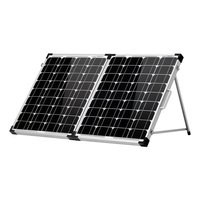DOKIO 100w Solar Panel 12v Monocrystalline Waterproof Solar System for The Roof of Motorhome Caravan Camping Jardin Rv Yacht Shed Vans Campervan Boat