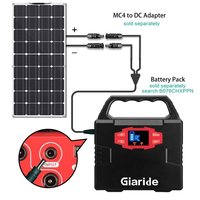 GIARIDE Solar Car Battery Charger Sunpower Solar Panel Maintainer Backup for Car Boat RV Tractor Motorcycle and Auto Batteries1