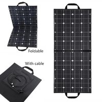 MOHOO Solar Panel, 100W Bendable Foldable Thin Lightweight Solar Panel Battery Charger with MC4 Connector Charging for RV, Boat, Cabin,Tent Car(Compatibility with 18V and Below Devices) 