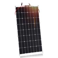 Kingsolar 100W ETFE Semi Flexible Solar Panel Charger for car,boat battery