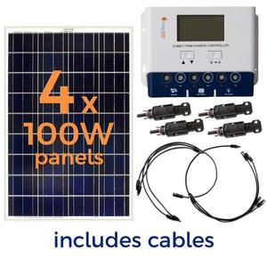 Grape Solar 0.4-kW Off-Grid Solar Electric Power Kit