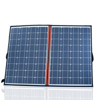 Xinpuguang Solar Panel 120W 2*60W 18V Foldable 100W Charger Mono Cell + 12V 24V 10A Volt Controller + Blanket Folding Bag